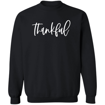 Thankful crewneck sweatshirt in Black