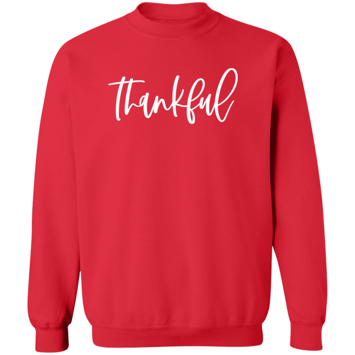 Thankful crewneck sweatshirt in Red