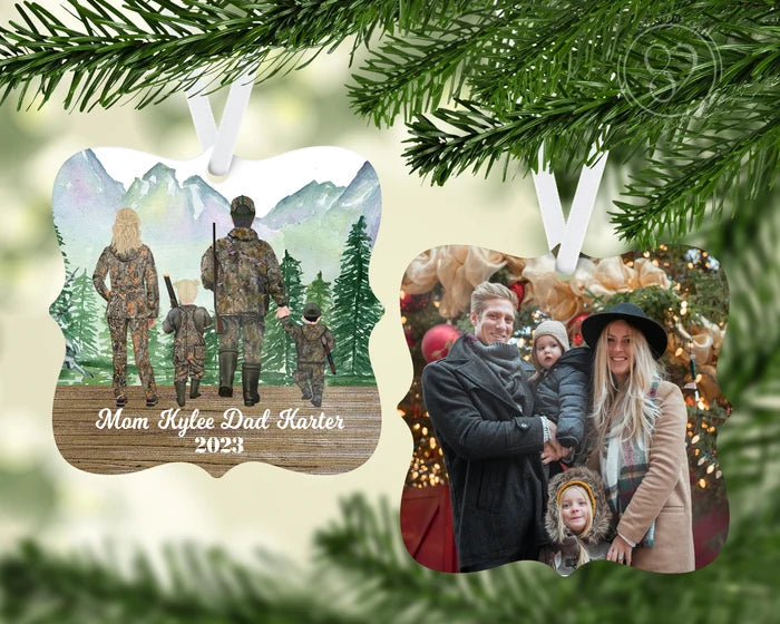 The Hunting Grounds – Design 2 | Personalized Keepsake Ornament