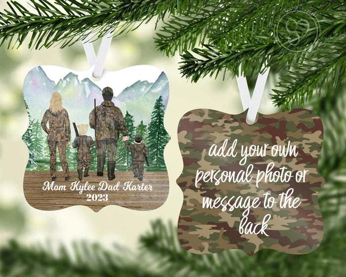 The Hunting Grounds – Design 2 | Personalized Keepsake Ornament