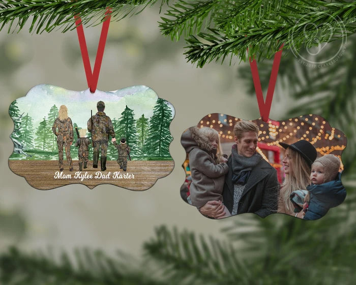 The Hunting Grounds – Design 3 | Personalized Keepsake Ornament