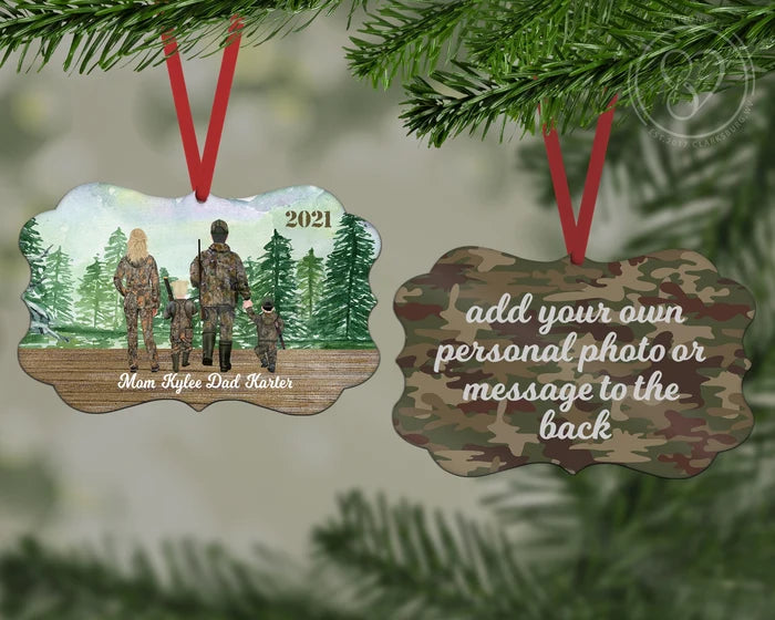 The Hunting Grounds – Design 3 | Personalized Keepsake Ornament