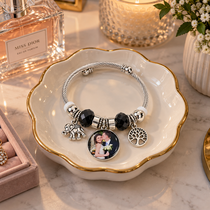 The Moments That Matter | Personalized Photo Charm Bracelet