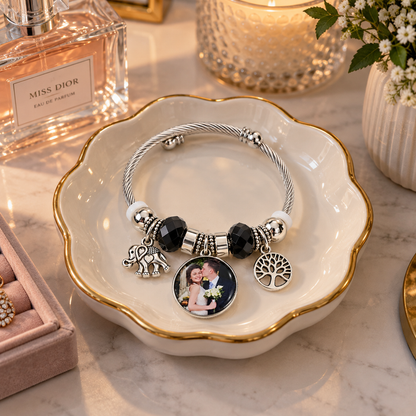 The Moments That Matter | Personalized Photo Charm Bracelet