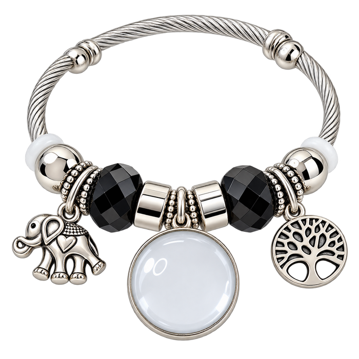The Moments That Matter | Personalized Photo Charm Bracelet