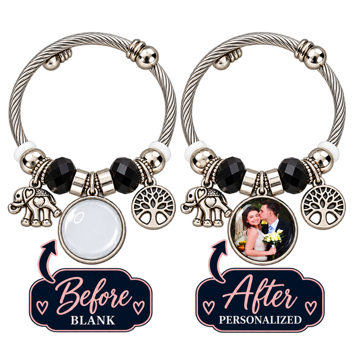 The Moments That Matter | Personalized Photo Charm Bracelet