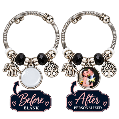 The Moments That Matter | Personalized Photo Charm Bracelet