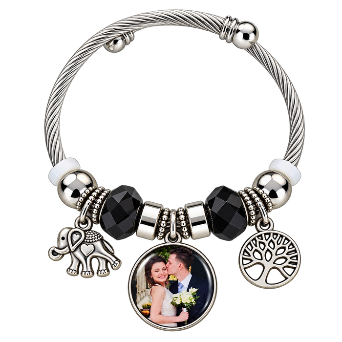 The Moments That Matter | Personalized Photo Charm Bracelet