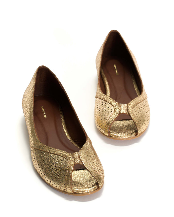Tiffy Crackled metallic goat Gold - Anonymous Copenhagen
