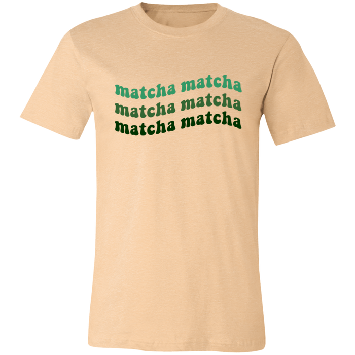 Totally Matcha graphic t-shirt in Heather Sand Dune