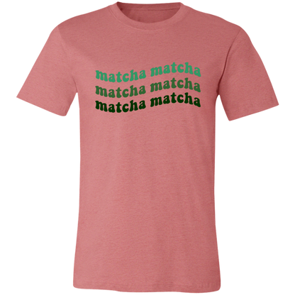 Totally Matcha graphic t-shirt in Heather Mauve