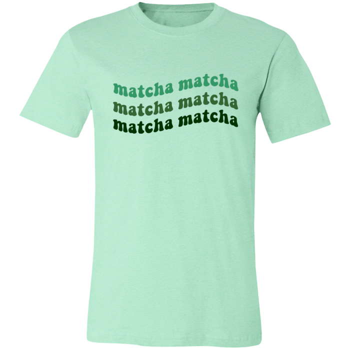 Totally Matcha graphic t-shirt in Heather Mint
