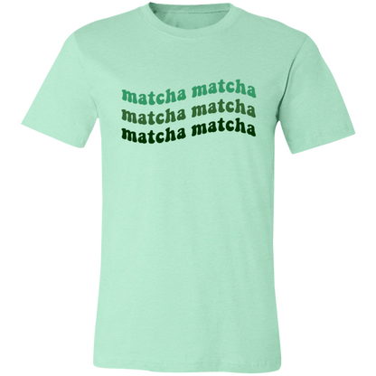 Totally Matcha graphic t-shirt in Heather Mint