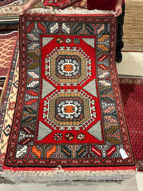 Turkish Kazak - 3'0” X 4'7”