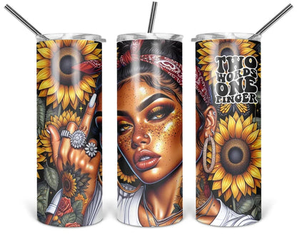 Two Words, One Finger | 20 oz Tumbler