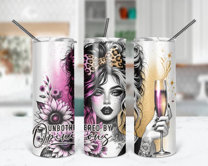 Unbothered By Opinions | 20 oz Tumbler