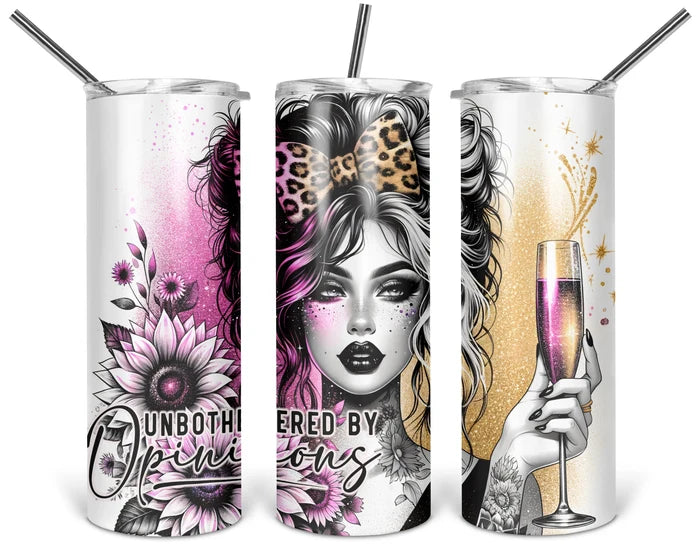 Unbothered By Opinions | 20 oz Tumbler
