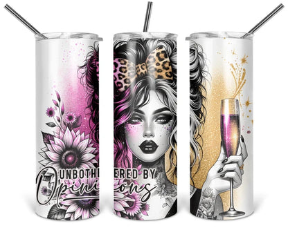 Unbothered By Opinions | 20 oz Tumbler