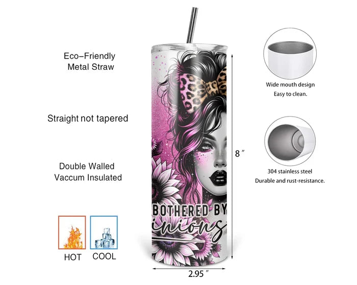 Unbothered By Opinions | 20 oz Tumbler