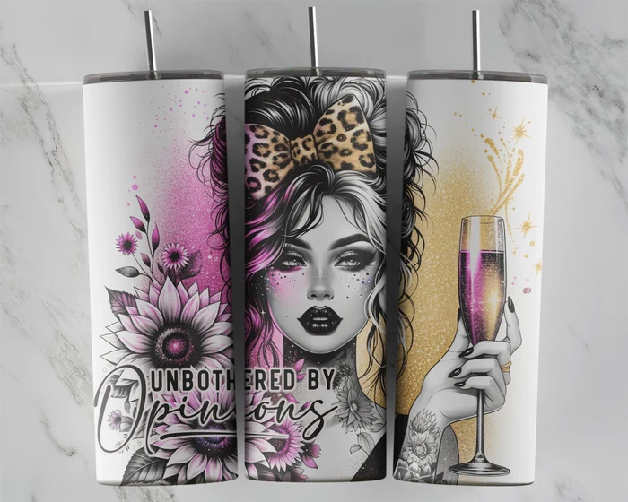 Unbothered By Opinions | 20 oz Tumbler