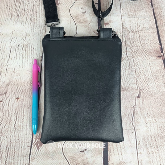 Wednesday Faux Leather Crossbody Phone Bag