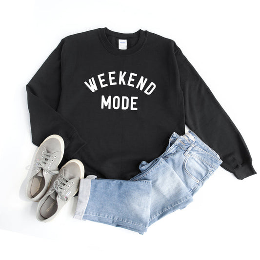 Weekend Mode crewneck sweatshirt