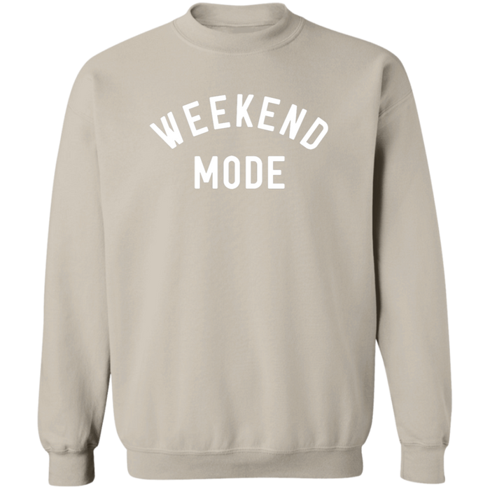 Weekend Mode crewneck sweatshirt in Sand