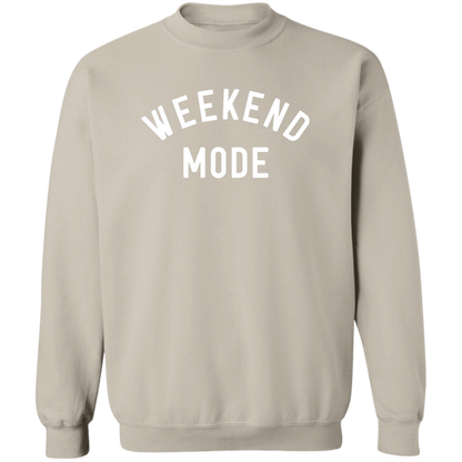 Weekend Mode crewneck sweatshirt in Sand