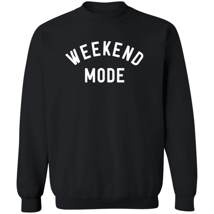 Weekend Mode crewneck sweatshirt in Black