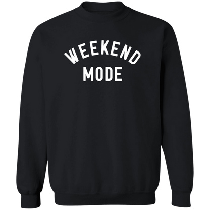 Weekend Mode crewneck sweatshirt in Black