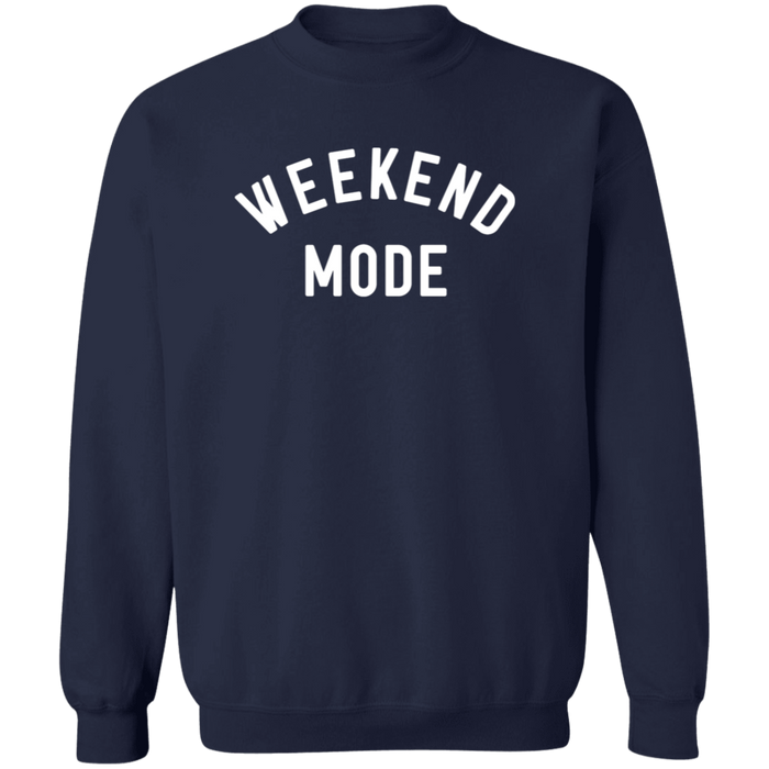 Weekend Mode crewneck sweatshirt in Navy
