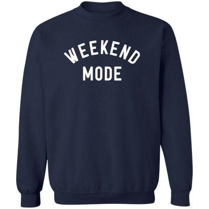 Weekend Mode crewneck sweatshirt in Navy