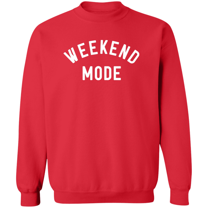 Weekend Mode crewneck sweatshirt in Red