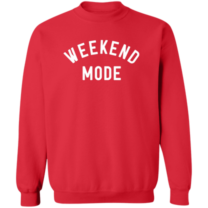 Weekend Mode crewneck sweatshirt in Red