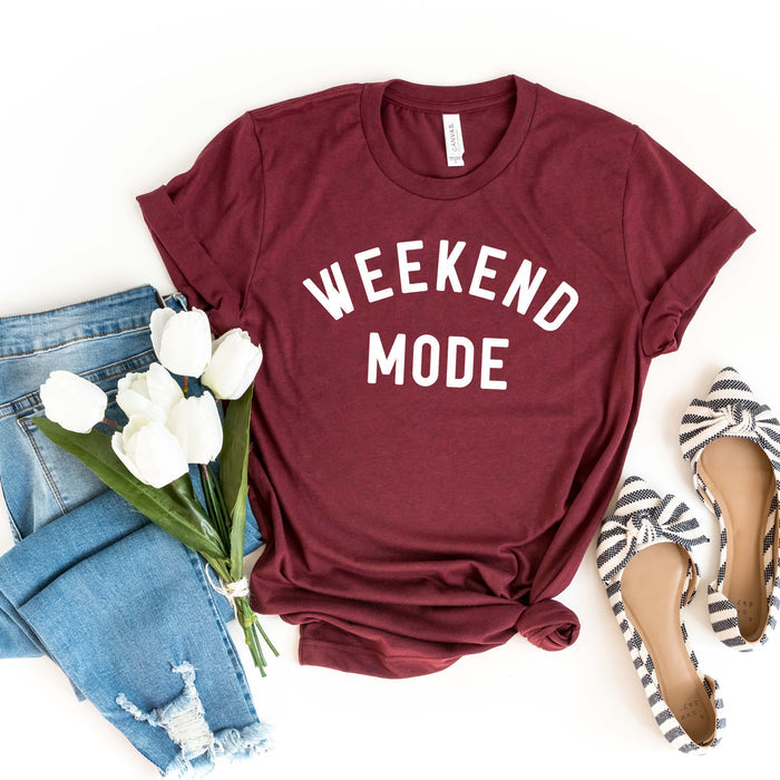 Weekend Mode graphic t-shirt