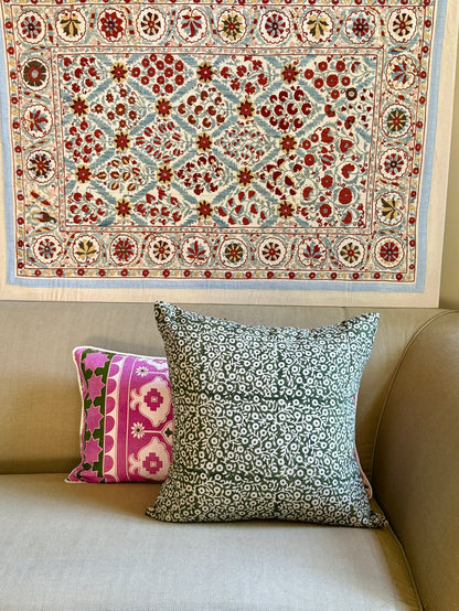 Zennia Moss Green Decorative Pillow Cover